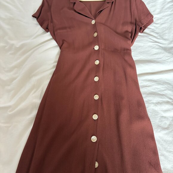 Aritzia Wilfred Shirt Dress Size M - Picture 2 of 5